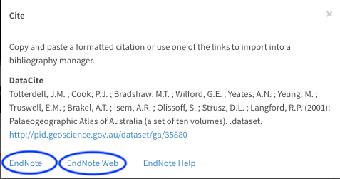 RDA Citation Export screen.png